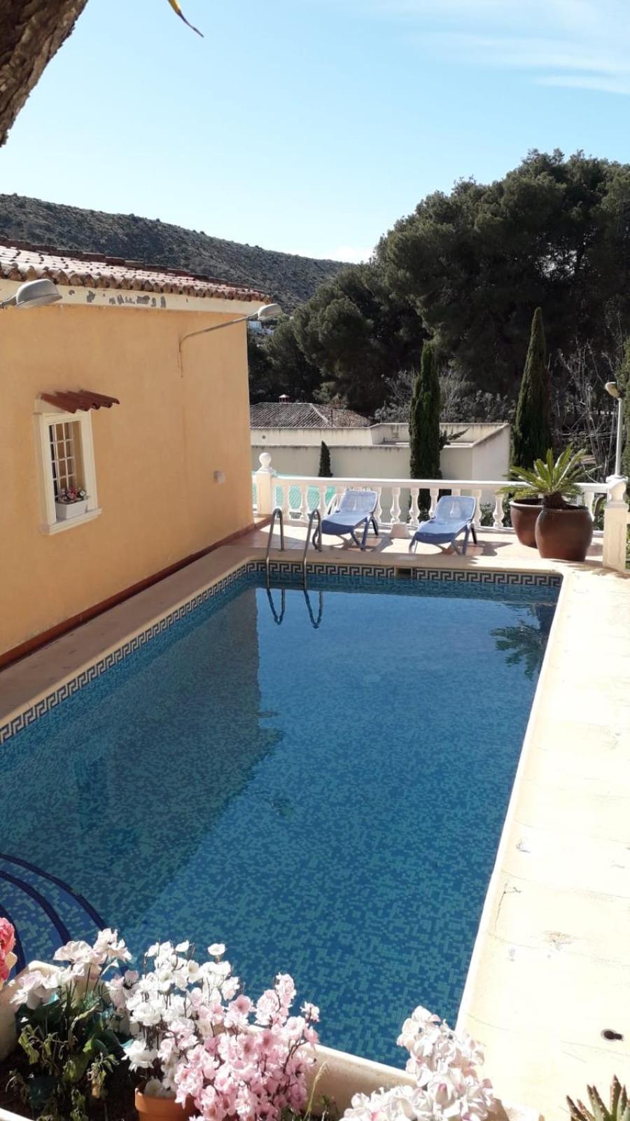 Apartamento En Moraira Con Piscina 100 M De La Playa Esterno foto